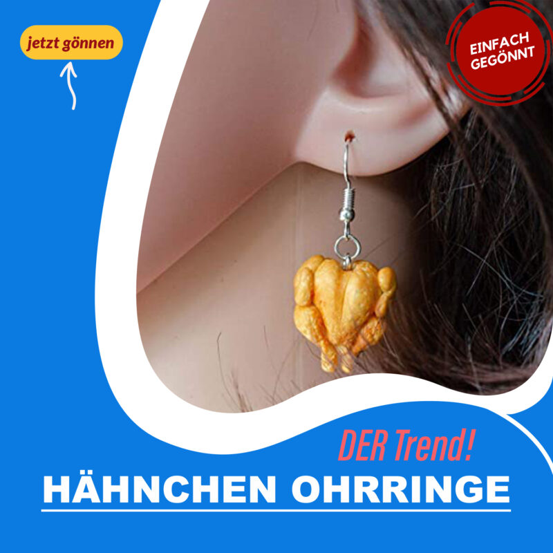 Hähnchen Ohrringe - der perfekte Weg, um Ihrem Outfit eine originelle Note zu verleihen