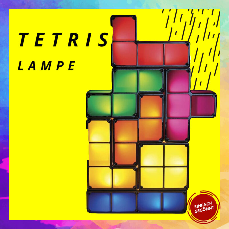 Tetris Lampe - Geschenkidee für Gamer und Gameboy-Fans