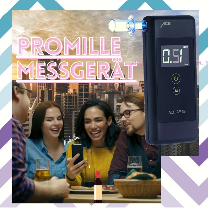Ein Alkoholtester mit digitalem Display