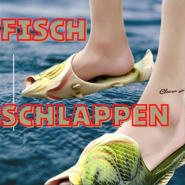 Schlappem in Fischform für den ultimativen Komfort zu Hause