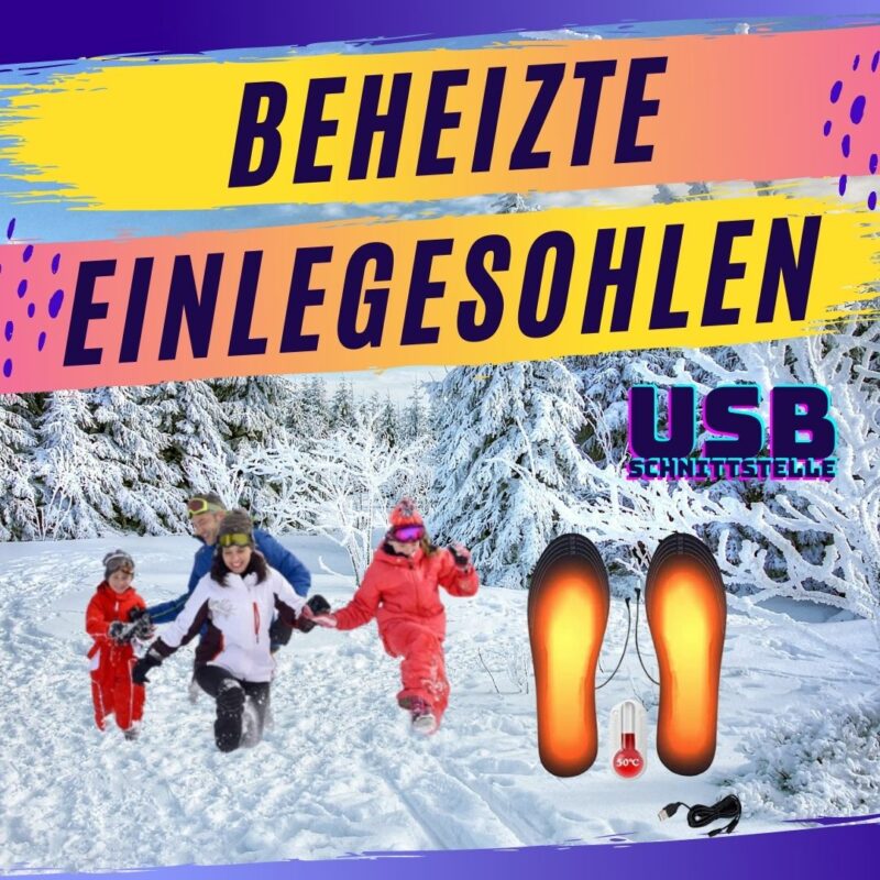 Diese Einlegesohlen mit USB-Heizung sind für deine Füße perfekt
