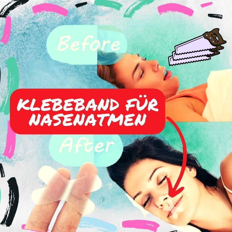 Klebeband gegen Schnarchen