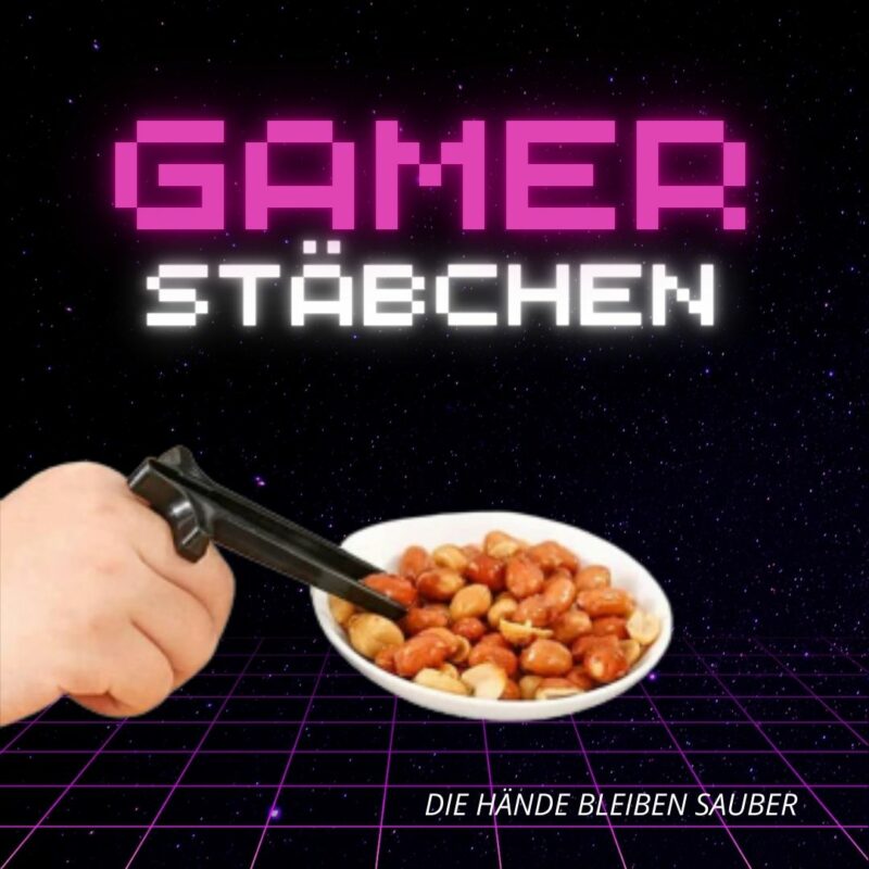 Gamer Essstäbchen für saubere Finger - Geschenke und Geschenkideen