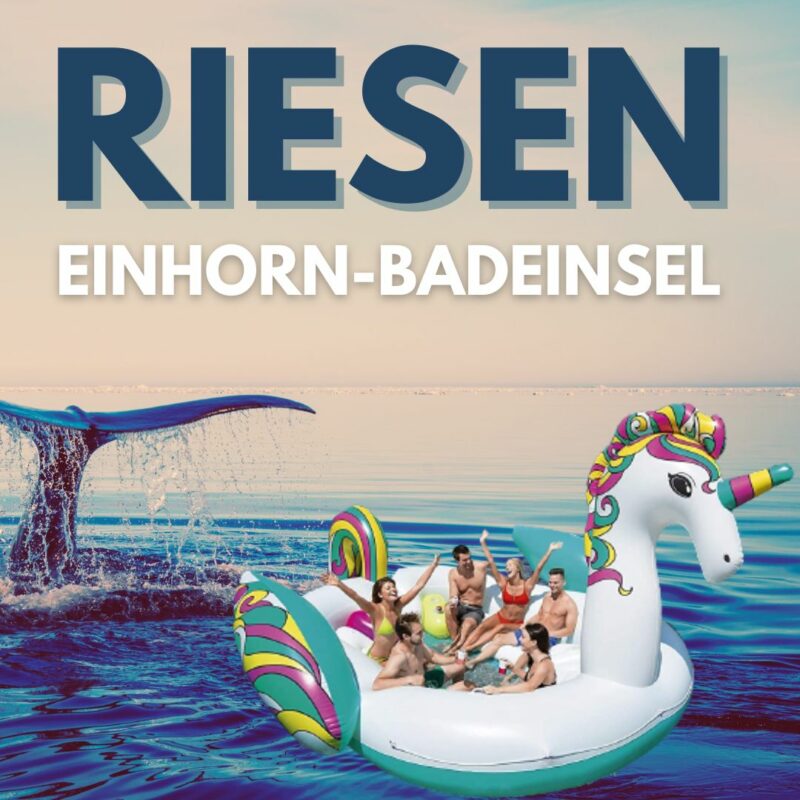 Riesen-einhorn-badeinsel