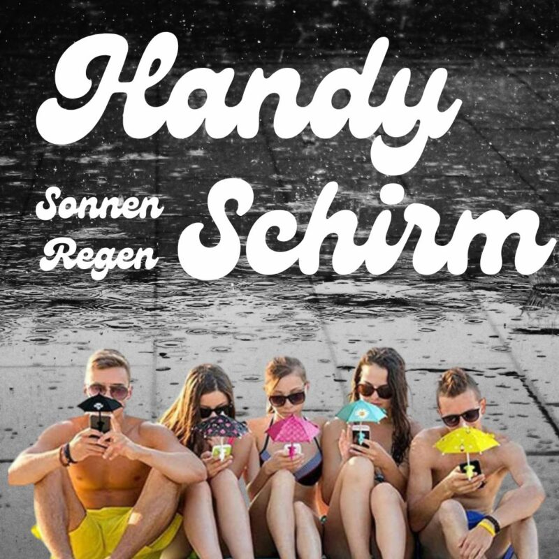 Handy Regenschirm Sonnenschirm