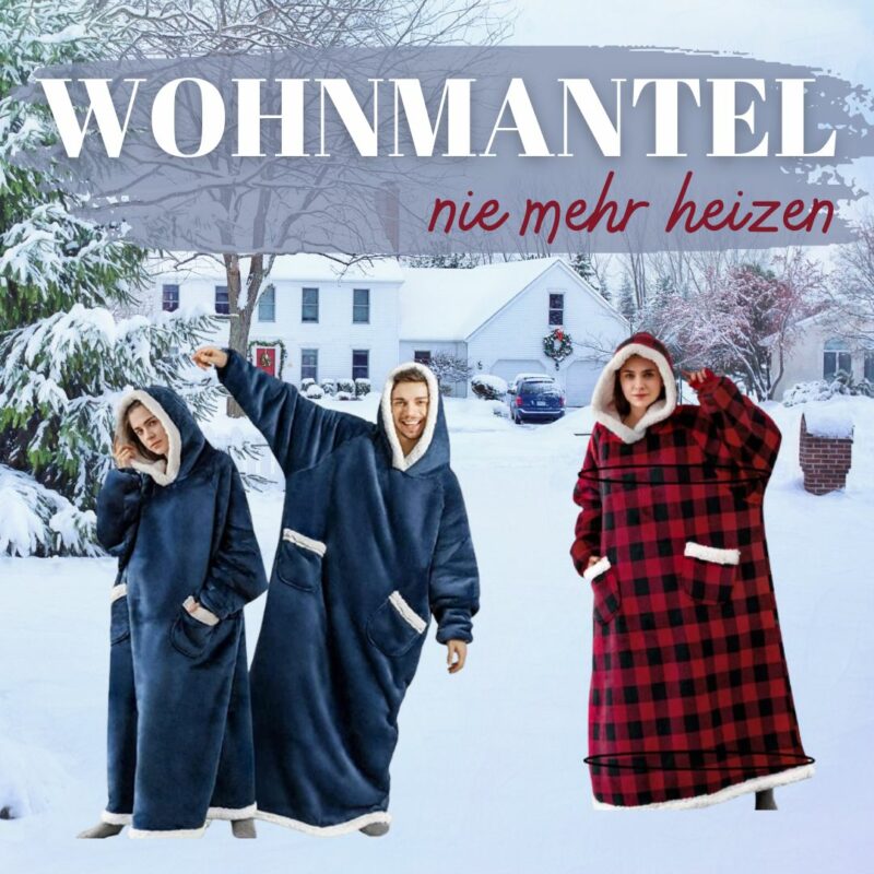 Kuscheldecke mit Ärmeln