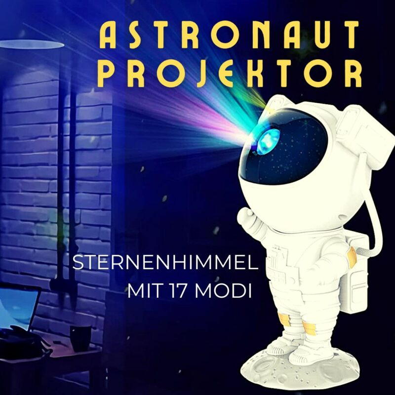 Astronaut Sternenhimmel Projektor - das Universum von deinem Zimmer aus entdecken