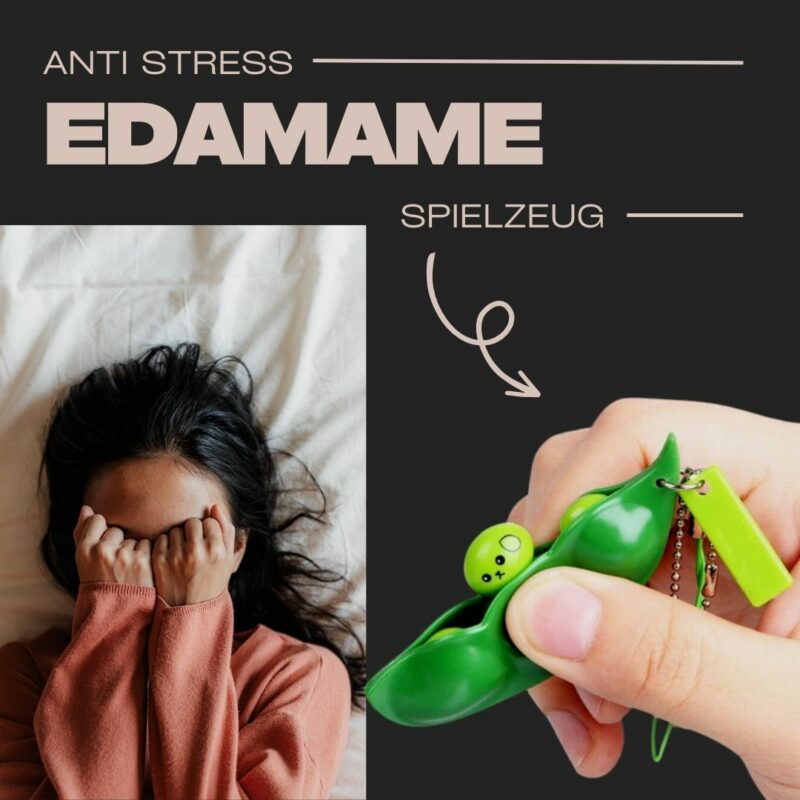 Edamame Anti Stress Spielzeug in grüner Schote