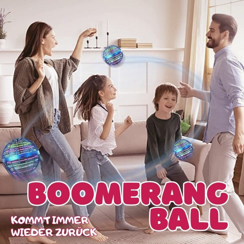 Boomerang-Ball in Aktion beim Werfen