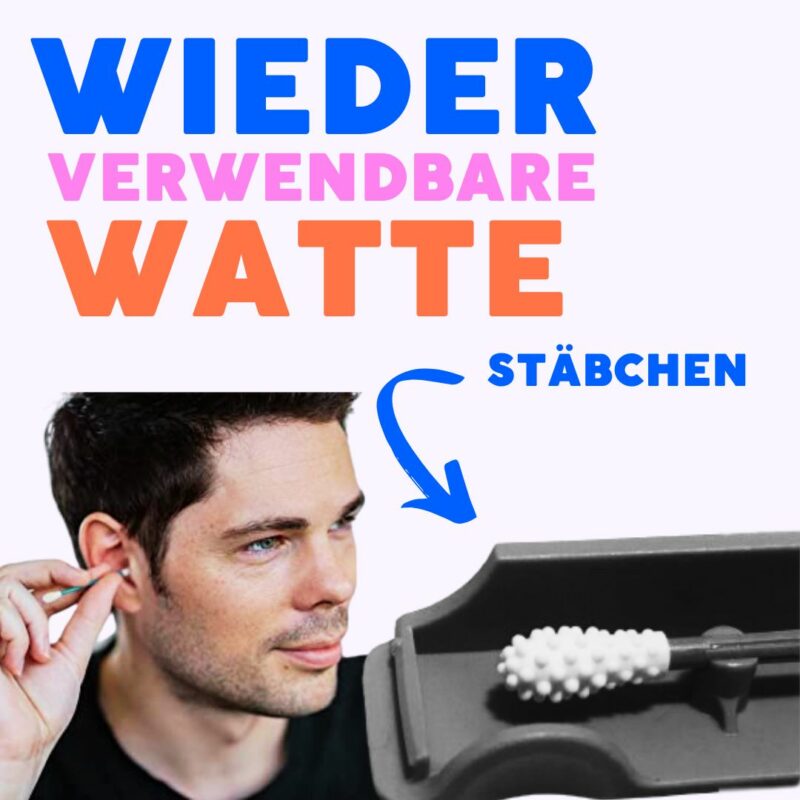 Umweltfreundliche wiederverwendbare Wattestäbchen - Nachhaltige Alternative