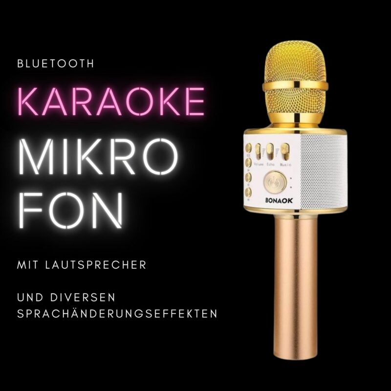 Bluetooth Karaoke Mikrofon - Singen und Spaß haben mit drahtlosem Mikrofon